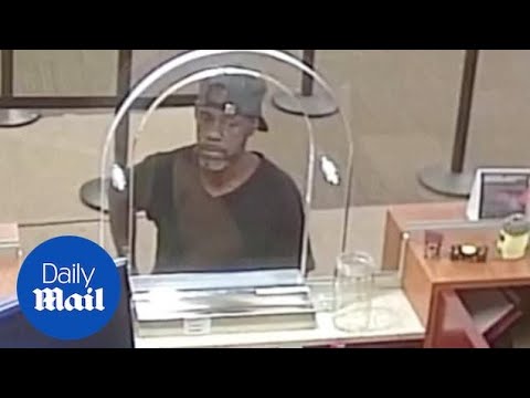 Bank robber demands money using note with his name and address on it
