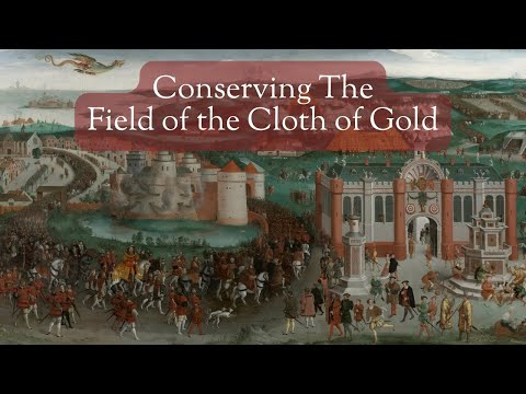 The Field of the Cloth of Gold | Conserving an epic painting