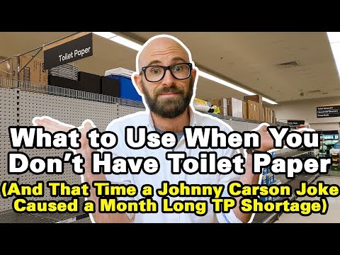 What Did People Use for Wiping Before Toilet Paper?