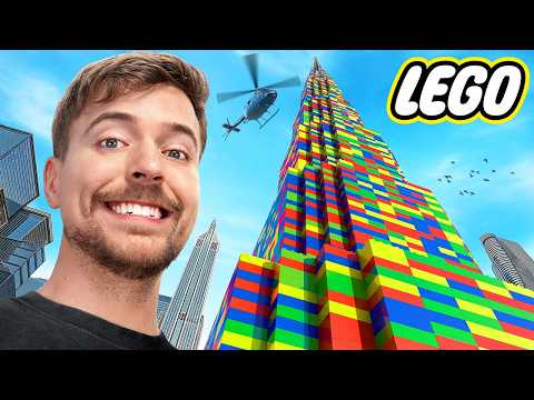 I Built The World&#039;s Largest Lego Tower