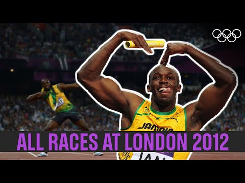 ALL of Usain Bolt&#039;s 🇯🇲individual races 🏃‍♂️at London 2012!