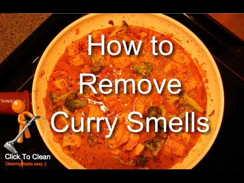 How to remove curry smell from an apartment