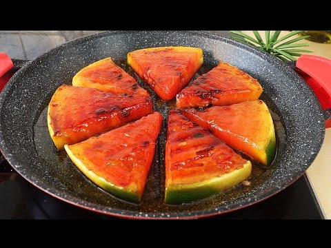 Have you ever eaten fried watermelon? Incredibly delicious. Easy quick recipe in 5 minutes.