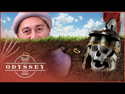 The Buried Mysteries Of The Roman Cemetery Beneath Hadrian&#039;s Wall | Time Team | Odyssey