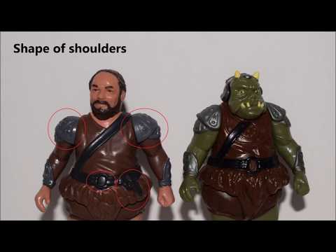 Comparing Rare Vintage Star Wars Figures Gamorrean Guard VS Friar Tuck