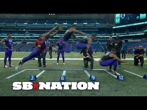 The best jumper in the history of the NFL Combine