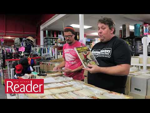 Comic Book Hoarder House for the San Diego Reader