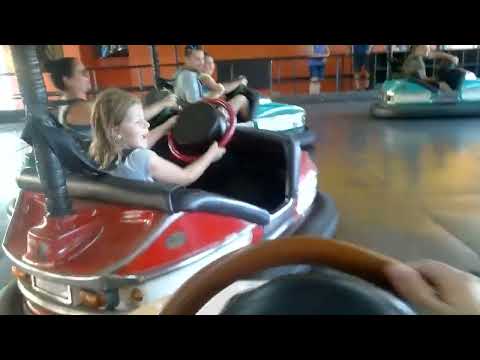 Driving The Dodgem Bumper Cars - Indiana Beach Amusement Park