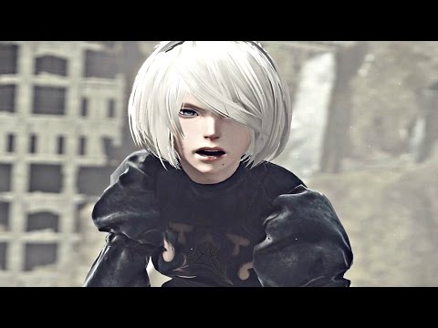 Nier Automata - All Cutscenes / Full Movie (All Characters) ALL ENDINGS