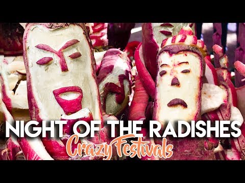 NIGHT OF THE RADISHES | STRANGE FESTIVAL OAXACA CITY MEXICO