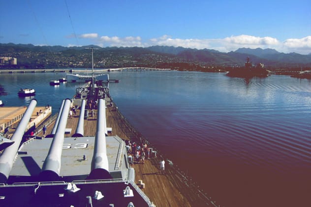 Pearl Harbor, a historic site with numerous ghost stories