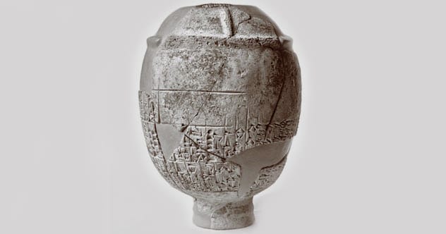 Ancient vase mace head