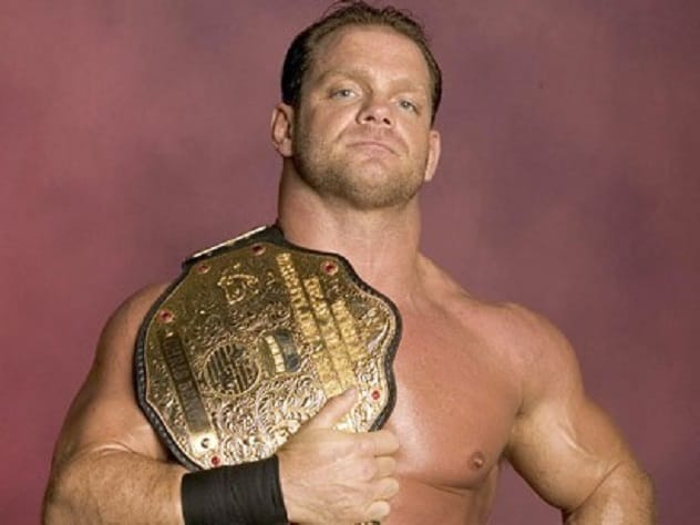 Chris Benoit in the wrestling ring