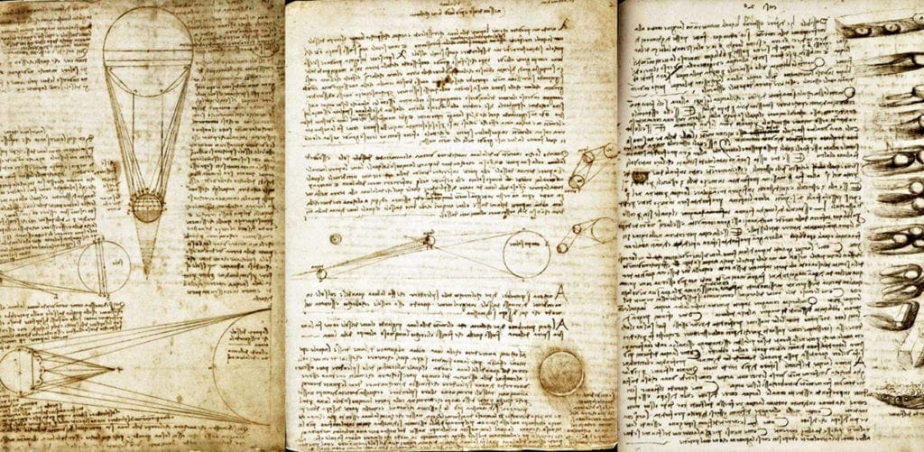The Codex Leicester, Leonardo da Vinci's notebook