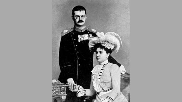 King Alexander of Yugoslavia and Queen Draga