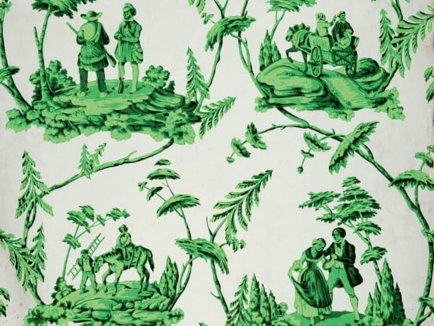 Scheele’s Green fabric