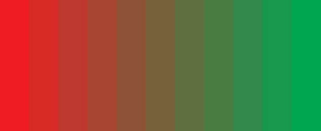 Two mixed colors