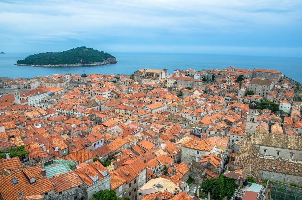 Panoramic view of Dubrovnik's islands