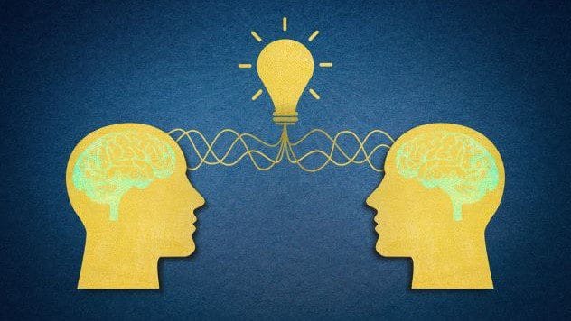 People thinking the same thing