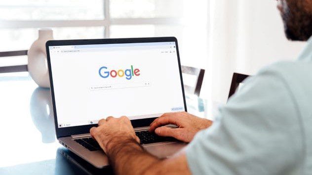 A Google search bar symbolizing unauthorized research