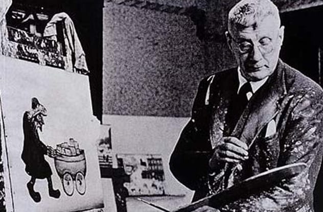 L.S. Lowry domination drawings