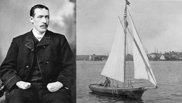 Howard Blackburn sailing