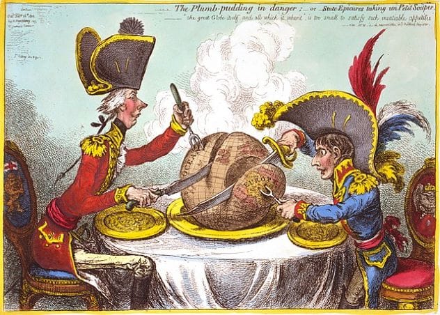 The Plumb-Pudding in Danger cartoon