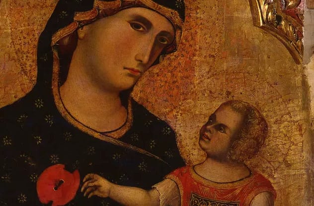 Medieval baby Jesus