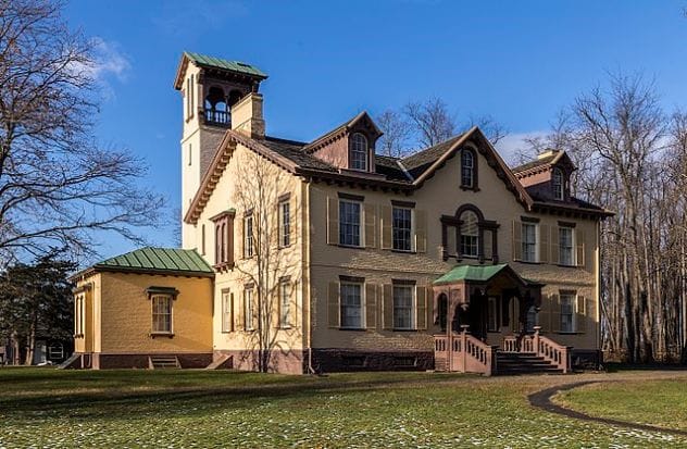 Lindenwald mansion in Kinderhook, New York