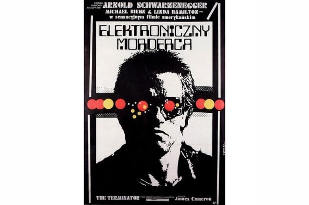 Terminator movie poster from Poland