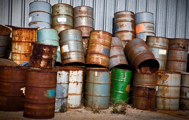 Stacks of Chemical Drums Found At The Farm