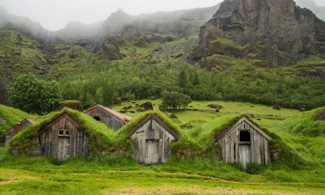 Subterranean home in Iceland
