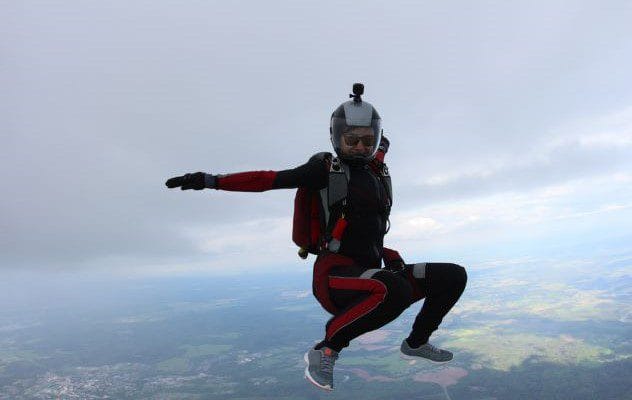 Christine McKenzie after skydiving accident