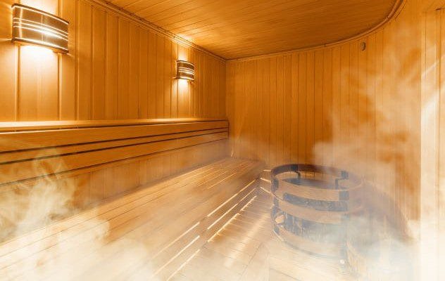 Sauna interior