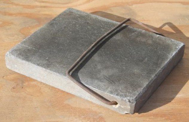 Soapstone foot warmer