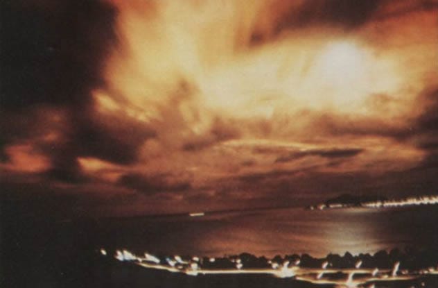 Starfish Prime nuke in space