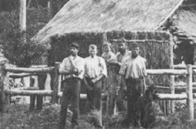 Illustration of the Cosme and New Australia socialist colony site