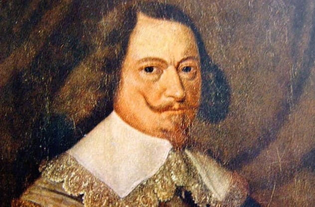 Historical depiction of Fort Jacob, a Couronian outpost