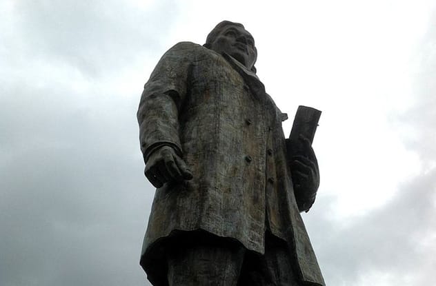 Statue of Jose Rizal, Filipino nationalist and martyr