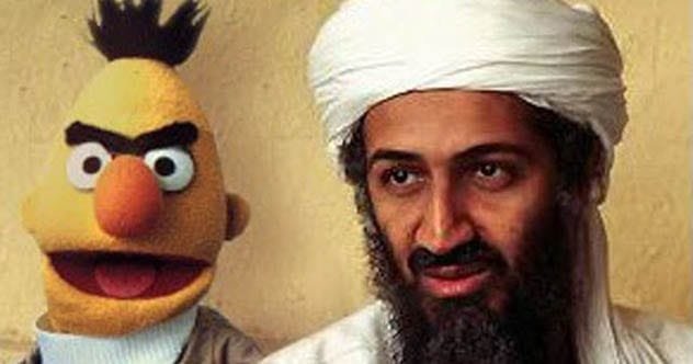 Osama bin Laden portrait