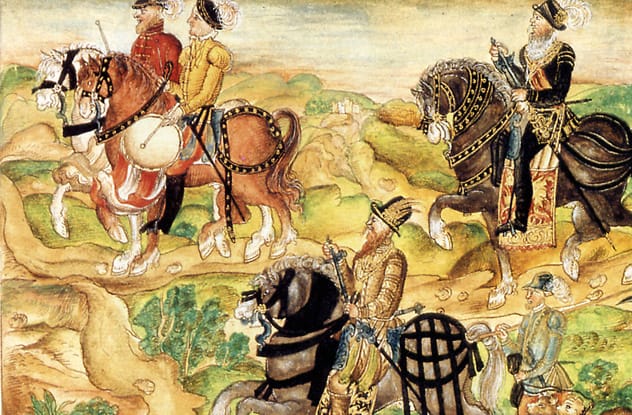 Map showing the territory of Klein-Venedig, the German colony