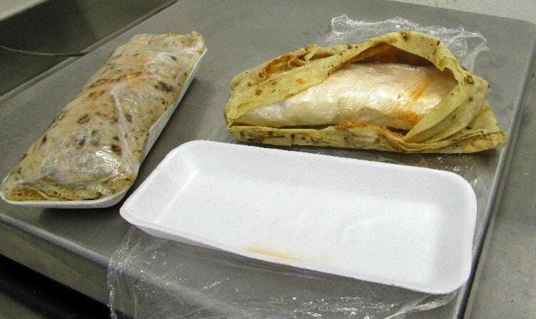 Image of drug burritos