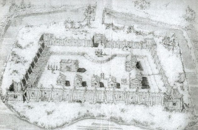 Archaeological site believed to be Charlesfort in South Carolina