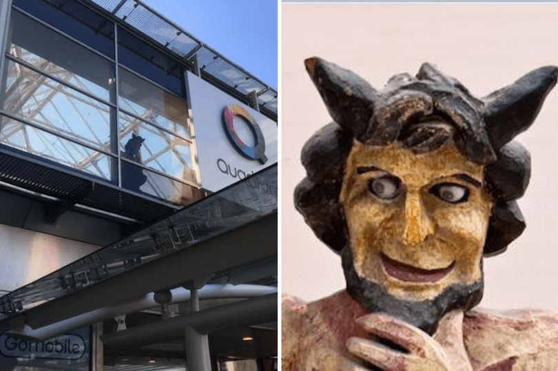 The Swansea Devil statue