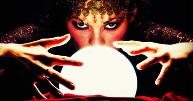 Fake psychic crystal ball