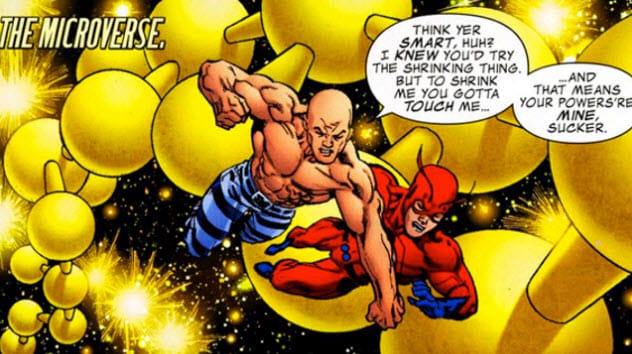 Ant-Man exploring a strange and wondrous microverse