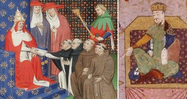 Letters exchanged between Pope Innocent IV and Guyuk Khan