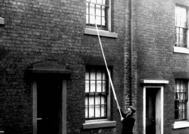 Knocker Upper waking up workers