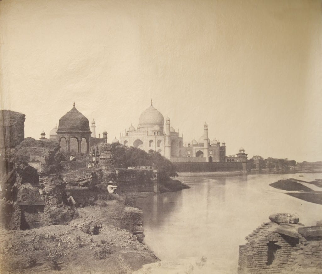 Early photograph of the Taj Mahal
