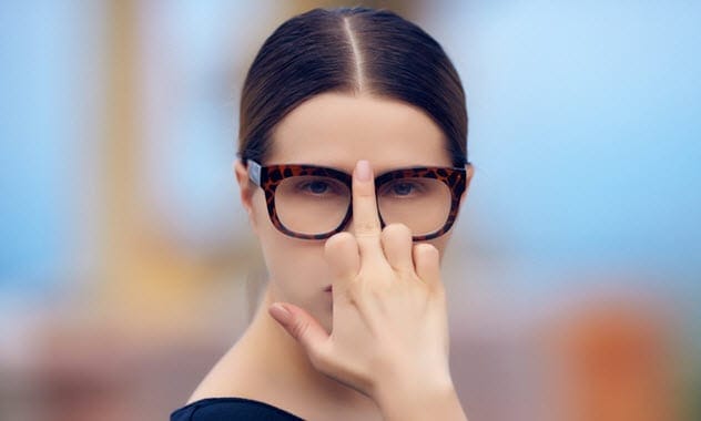 Evolution of eye glasses through time